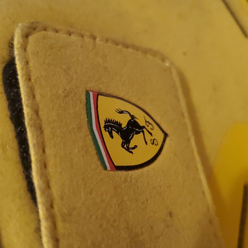 Puma Ferrari yellow high tops - Picture 5 of 8